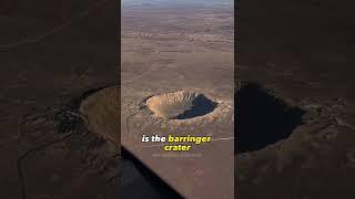 The best preserved meteor crater on earth! #crater #shorts