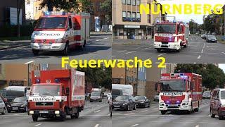 [BERGWACHT, GW-HÖRG, UVM] Einsatzfahrten von und an Feuerwache 2 der BF Nürnberg