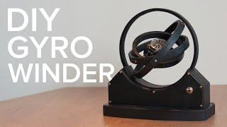 Make a beautiful DIY gyro watch winder from plywood