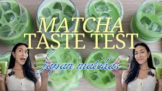 MATCHA REVIEW EP. 2 - japan matcha powders taste test