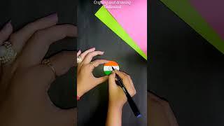 Tricolour Rakhi | Easy Rakhi Making Idea #shorts #youtubeshorts #rakhshabandhan