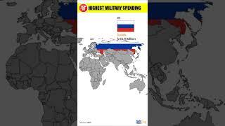 Highest Military spending I Top 10 Countries I FactsRank I #shorts