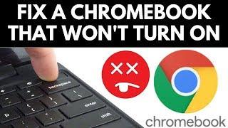 How To Fix A Chromebook That Won't Turn On - Chromebook Tutorial