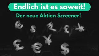 Der revolutionäre Aktien-Screener - Jetzt verfügbar! | Tiedje-Trading