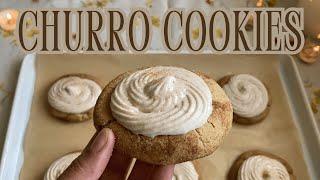 Soft Churro Cookies  Bake With Me