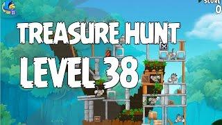 Angry Birds Rio Level 38 Treasure Hunt Walkthrough 3 Star