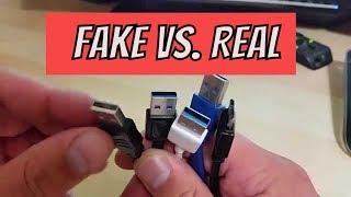 How spot Fake USB 3.0 Cable - Real Vs. Fake USB 3.0