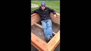 DIY Elevated Garden Bed with Plans #Shorts #Remodelaholic #elevatedgardenbed