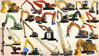 TEBAK JENIS ALAT BERAT - Crane, Digger, Grapple, Auger, Clamshell, Crawler, Hammer