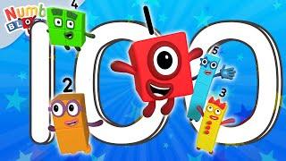 Counting Numbers Up to 100!   | 123 Learn to count | Numberblocks
