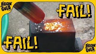 Attempting to Melt 1g of GOLD with a Torch