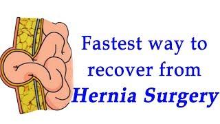 Fastest way to recover from hernia surgery- Dr. Nanda Rajaneesh