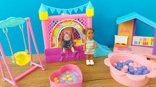 Barbie Kızına Park Beğendiremiyor Sürekli Geziyorlar Polly Pocket