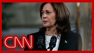 Harris reacts to claim Trump secretly sent Putin individual Covid tests