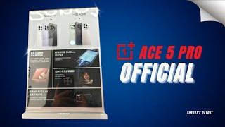 OnePlus Ace 5 Pro Official Design, Features & Launch Date Revealed!