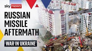 Ukraine War: The devastation caused by the Russian missile strikes