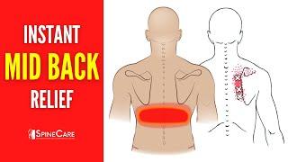 How to Relieve Middle Back Pain in SECONDS
