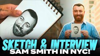 Devon Rodriguez draws & interviews Sam Smith!
