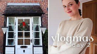 Cottage garden refresh, knitting pattern Advent sale & playing yarn chicken | Vlogmas 2024 Day 2