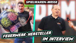 "Wer ist die größte Konkurrenz?" Feuerwerk-Hersteller im Interview! | Spielwarenmesse 2024