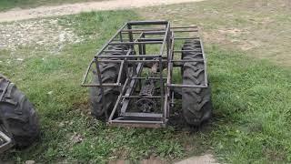 Самодельные гусеничные трактора : модернизация подвески
