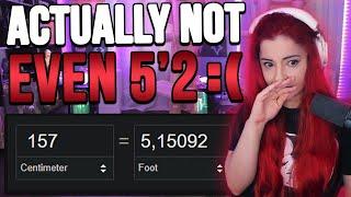 AnnieFuchsia Finds Out She's ACTUALLY not 5'2...