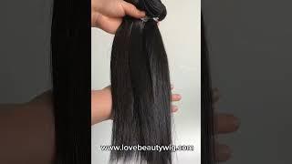 lovebeautywig | 3PCS 12inch Straight Human Hair Bundle Deals#bundledeals #hairbundles