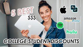 DISCOUNTS EVERY COLLEGE STUDENT NEEDS | TOP 5 COLLEGE STUDENT DISCOUNTS 2020