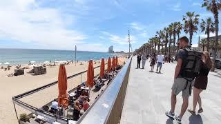 Platja de la Nova Icària (Beach of Barcelona, Spain)