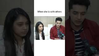 When she is with others vs when she is with him Ft. Parth Samthaan and Niti Taylor | #manan #kyy