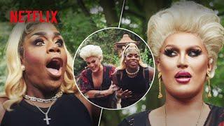 Drag Queens Monét X Change & The Vivienne Take a Fate Survival Class | Netflix