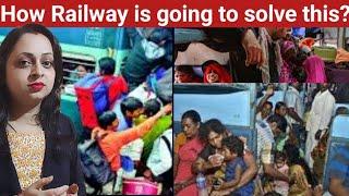 Indian railway updates || How railway is planning to control the extra rush of passenger?