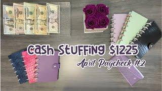 Cash Stuffing | $1225 | April 2024 Week 2 | Sinking Fund