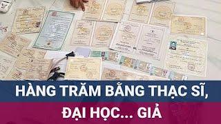 Bắt quả tang đường dây làm giả bằng cấp, giấy tờ quy mô lớn | VTC Now