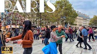 [Paris France]  1Hour 30min Happy Paris walk (4K 60FRS Edited Version) 26/December/2024