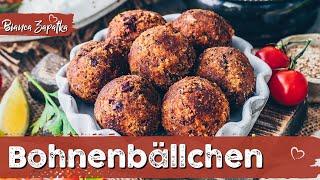 Vegane Fleischbällchen aus Bohnen selber machen - einfach, gesund & lecker!