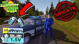 BATTERIES - BUMBLEBEE - POLICE - My Summer Car Update #47 | Radex