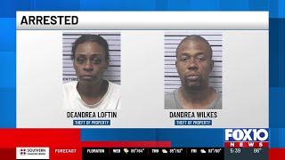 Man, woman accused of stealing vehicle after test drive in Mobile