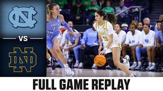 North Carolina vs. Notre Dame Full Game Replay | 2023-24 ACC Women’s Basketball