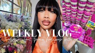 VLOG:UGH I'M SERIOUSLY DOING THIS AGAIN! TRADER JOES HAUL, TJMAXX FINDS, PREP WITH ME+MORE