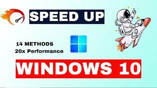 Speed Up Windows 10 PC For Maximum Performance | Updated Settings 2024 | Optimize Computer Faster