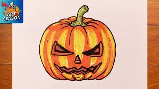 How to Draw Jack O' Lantern Step by Step