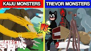 Kaiju Monsters vs Trevor Monsters | Kaiju Animation