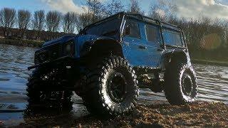 Axial Defender - Hobbywing XR10 Justock 13.5T Crawl Test