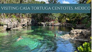 Visiting Casa Tortuga Cenotes, Mexico