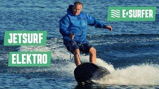 Jetsurf Elektro Surfbrett in Aktion