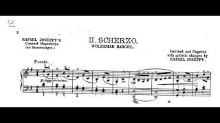 Woldemar Bargiel- Scherzo, Op.31 No.4