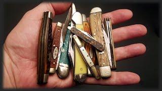 Handful of Vintage Pocket Knives No. 3 ....and a Fixed Blade too :]