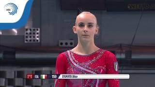 Alice D'AMATO (ITA) - 2019 Artistic Gymnastics European bronze medallist, uneven bars