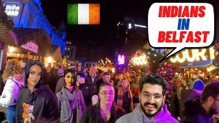 Belfast City Tour Travel Hindi Vlog 2023 | Opportunities in Belfast vs Dublin Ireland | Northern Irl